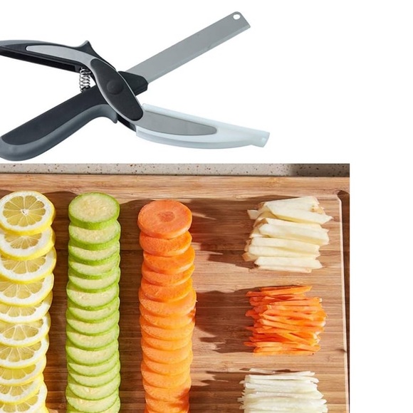 Kitchen Scissors,2 in 1 Smart Cutter Multifunction StainlessSteel Kitchen Shears - Picture 5 of 16